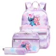 thumbnail image 2 of 3Pcs/Set Disney Lilo Stitch Teenager Student Backpack Colorful Bag Boys Girls School bags with Lunch Bag Travel Mochilas, 2 of 4