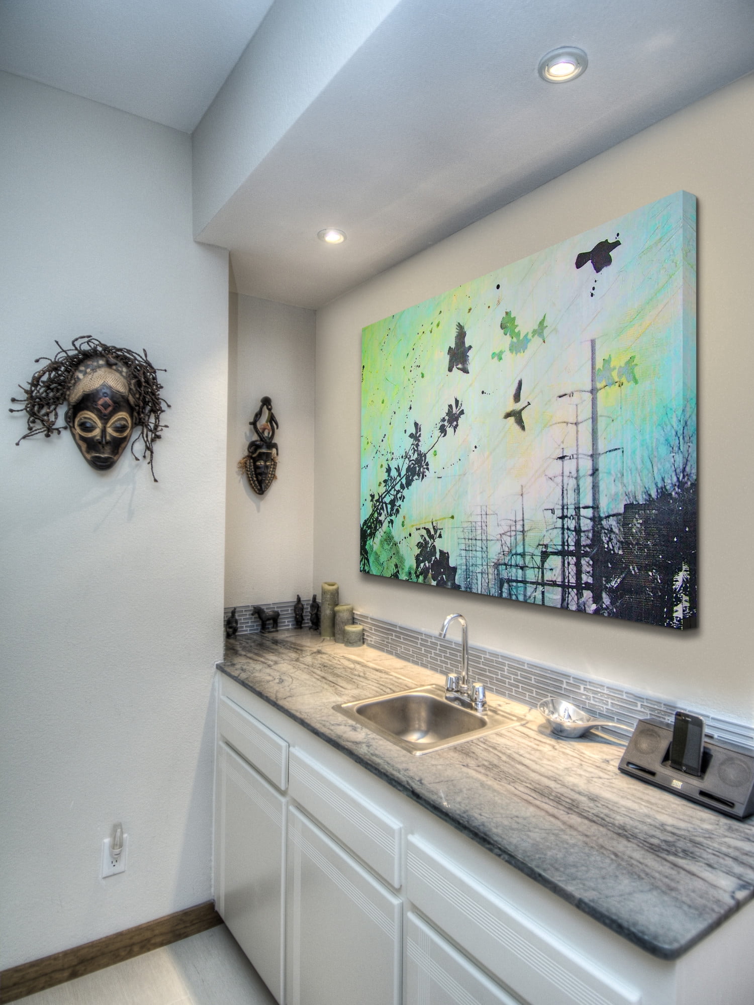 Marmont Hill "Auspex" by Tracy Silva Barbosa Painting Print on Canvas