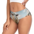 thumbnail image 2 of Fotbe Cute Prairie Sheep Herd Calzones Estampados para Mujer – Ropa Interior de Algodón, Cómoda, Suave y Elástica-4X-Large, 2 of 6