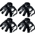 thumbnail image 1 of 4 pinzas para el pelo de pulpo con mango grande, no resbaladizas, pinzas para el pelo de araña, pinzas para el pelo de pulpo para mujeres con pelo largo (negro), 1 of 5