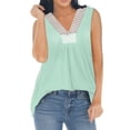 thumbnail image 5 of Babysbule Womens Tank Tops Fashion Women's Summer V-Neck Casual Solid Tank Tops Sleeveless Blouse, 5 of 7