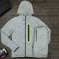 thumbnail image 5 of QQAMB 2 Piece Tracksuit Outfits for Men Fashion Colorblock Zipper Hoodie Jacket Matching Jogging Hiking Sweatsuit, 5 of 5