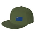 thumbnail image 1 of DouZhe Flat Brim Cap Snapback Hat, Nevada State Flag Prints Adjustable Green Adult Baseball Cap, 1 of 6