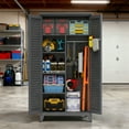 thumbnail image 6 of Deiokin 73" Tall Metal Tool Storage Cabinet, Heavy Duty Steel Garage Organizer with Adjustable Shelves & Pegboard, 6 of 9