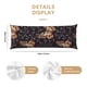 thumbnail image 3 of Balery Butterfly1 Funda Protectora para Almohada Corporal de Algodón Hipoalergénico con Cierre(55 x 21 pulgadas), Almohadas No Incluidas, 3 of 7