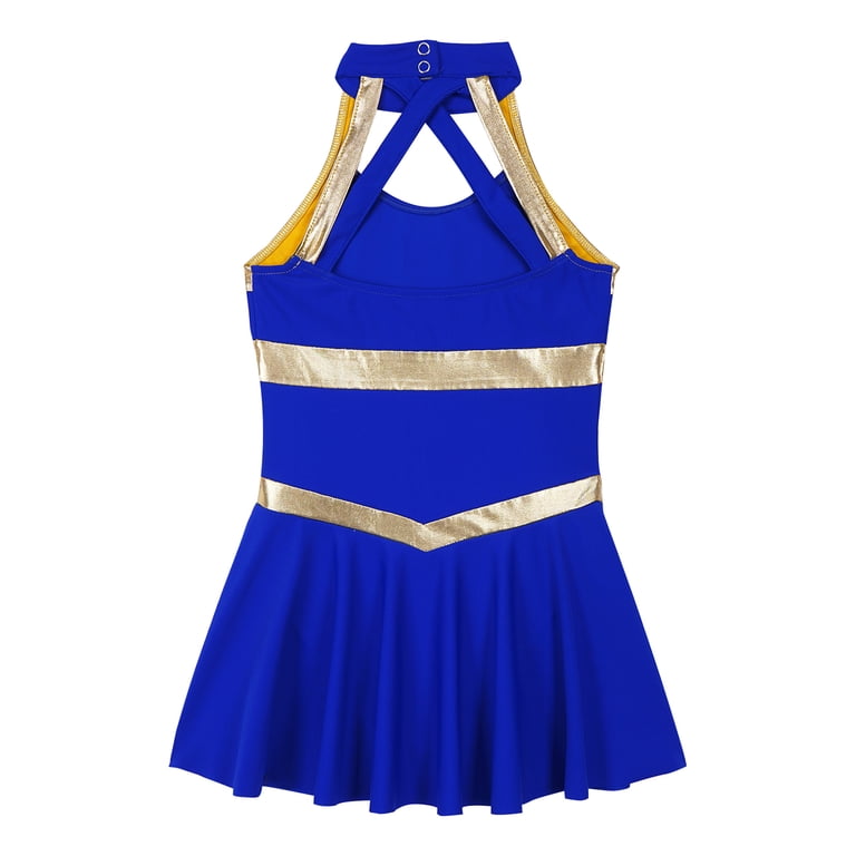 YONGHS Kids Girls Cheerleading Uniform Outfits Sleeveless Letters Printed Fancy Dress A Royal Blue 14 - Walmart.com YONGHS Kids Girls Cheerleading Uniform Outfits Sleeveless Letters Printed Fancy Dress A Royal Blue 14 - Walmart.com