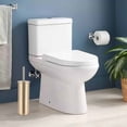 thumbnail image 2 of Brushed Gold Bathroom Set – 0.8 Gal Trash Can and Toilet Bowl Brush, 2 of 8