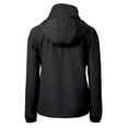 thumbnail image 3 of Women's Cutter & Buck Black Tampa Bay Buccaneers Helmet Charter Eco Recycled Full-Zip Jacket, 3 of 3