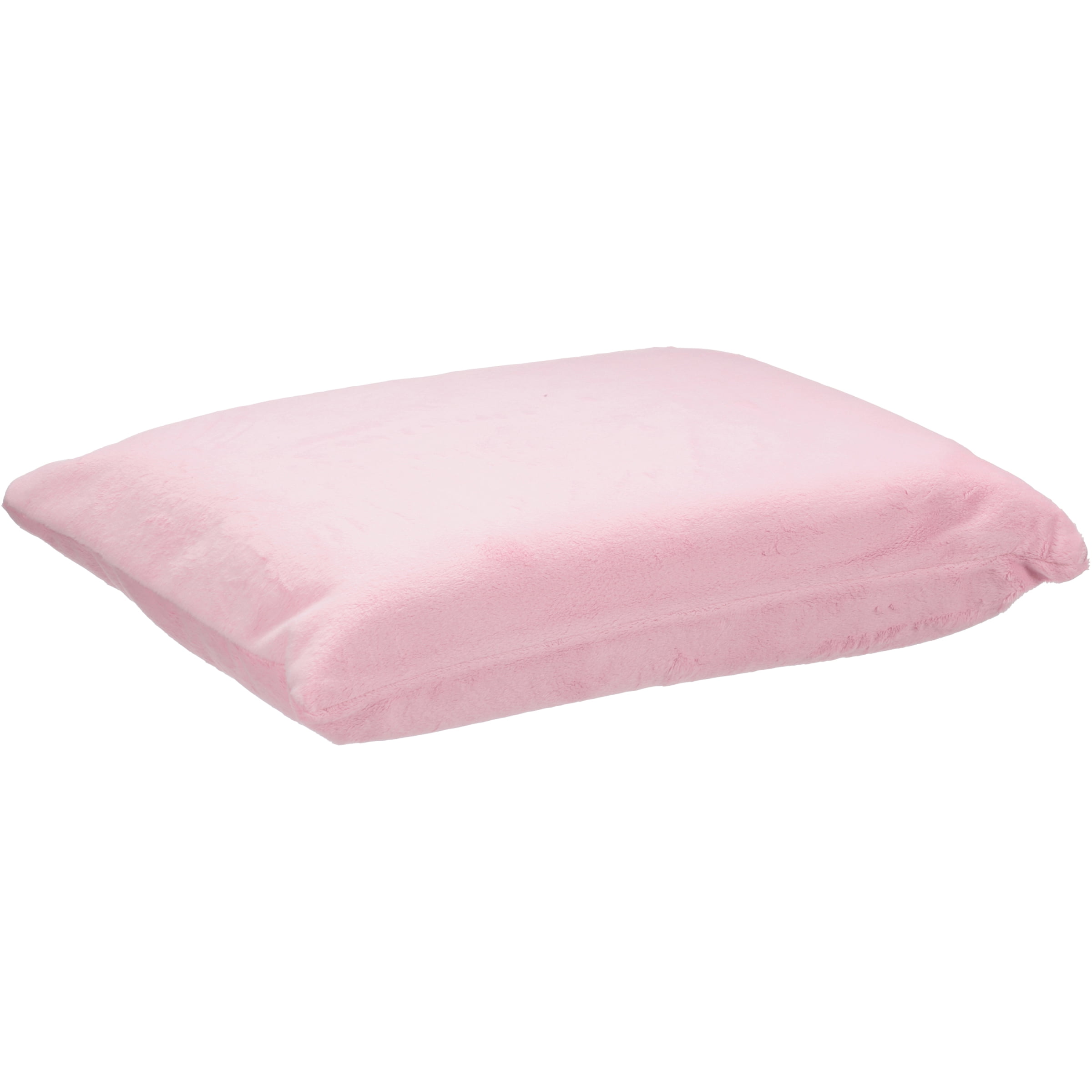 My First Kids Toddler Pillow Premium Memory Foam Toddler Pillow with Pillowcase, Pink, 12" x 16