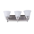 thumbnail image 6 of Mainstays 3-Light Traditional Vanity Light, Satin Nickel, 6 of 17