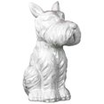 thumbnail image 1 of Ceramic Sitting Welsh Terrier Dog With Pricked Ears Gloss White, 1 of 1