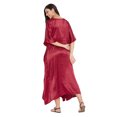thumbnail image 5 of Oussum Womens Kaftans Satin Long Maxi Dress for Women Adjustable Size Caftans Plus Size Nightwear Evening Gown Beachwear Casual Dresses Online, 5 of 6