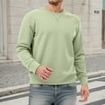 thumbnail image 2 of Men's Slim Fit Crewneck Pullover Sweatshirt Long Sleeve Basic Top Soft Breathable Fabric For Daily Wear, 2 of 4