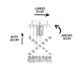 thumbnail image 5 of Candil de Cristal Cortado Gamalux X Mini Petit de 1 Luz, 5 of 5