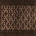 thumbnail image 1 of Ahgly Company Indoor Square Abstract Brown Modern Area Rugs, 7' Square, 1 of 4