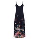 thumbnail image 4 of Puntoco Vestidos Mujer Moda Elegante Verano Casual Sólido V-Cuello Camis Vestido Largo Sin Mangas, 4 of 5