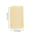 thumbnail image 2 of Velas impermeables sin llama para exteriores, modelo CANDLE CHOICE, 8 x 13 cm, 2 unidades, 2 of 6