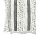 thumbnail image 2 of Lush Decor Bria Stripe Decorative Pillow Cover Gray Single 13x20, 2 of 11