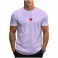 thumbnail image 2 of Tops para hombre, blusas y camisas de cuello redondo y manga corta para hombre, blusas casuales de cuello redondo con estampado de moda para hombre, blusas de cuello redondo y manga corta, camisas par, 2 of 6
