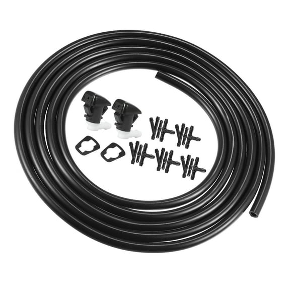 2pcs Windshield Washer Nozzle for Dodge Durango 2011-2021 2.5 Meters Hose Kit 68269108AA 5182367AA