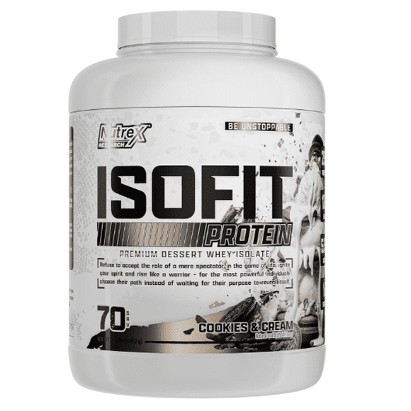 Proteína Iso Fit 2.450 kg 70 serv Galletas con Crema NUTREX RESEARCH