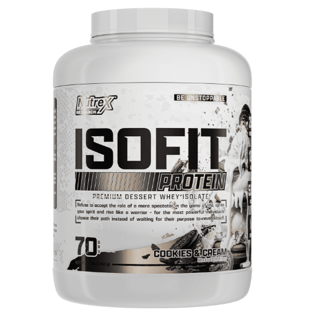 Proteína Iso Fit 2.450 kg 70 serv Galletas con Crema NUTREX RESEARCH