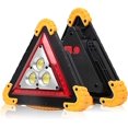 thumbnail image 1 of Warning Triangles, LED Car Warning Light 30W Waterproof Triangular Emergency Light 4 Modes for Emergency Car Repair Assistance (No Battery Included), 1 of 5