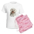 thumbnail image 6 of CafePress - Bichon Frise Women's Light Pajamas - Women's Short Sleeve Print T-Shirt and Pants Light Cotton Pajama Set, 6 of 7