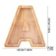 thumbnail image 3 of Hucha de madera personalizada con nombre y veintiséis letras en inglés., 3 of 5