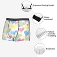 thumbnail image 6 of Balery Hand Drawn Colored Hearts Men's Boxer Briefs, Soft and Breathable Cotton Underwear with nylon Waistband-XX-Large, 6 of 9