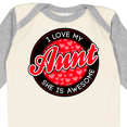 thumbnail image 4 of Inktastic I Love My Aunt Boys or Girls Long Sleeve Baby Bodysuit, 4 of 5