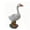 6.5 Inch, variant on Diceymbol White Resin Goose Statue 12.6 Inch Embossed Feather Farmhouse Figurine for Garden Patio