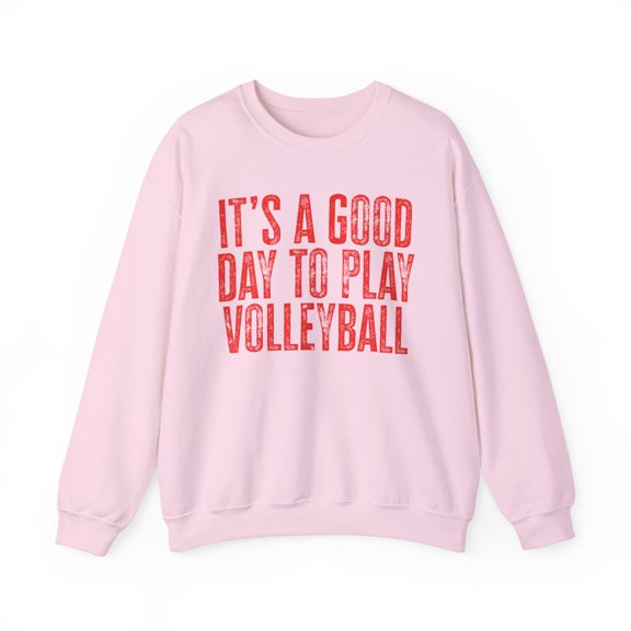 Volleyball Sweatshirt Gifts Crew Neck Shirt Long Sleeve Unisex
