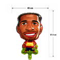 thumbnail image 4 of Kit De 5 Globos Metalicos Estrellas Del Futbol Soccer (Yamal), 4 of 5