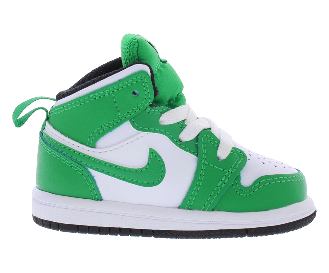 [DQ8425-301] Toddlers Air Jordan Retro 1 Mid 'Lucky Green' (TD)