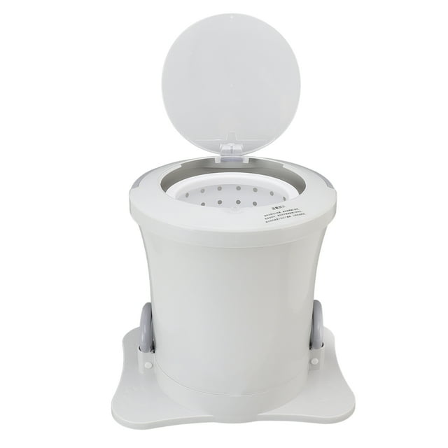 Manual Clothes Dryer, Portable Non Electric Spin Dryer 2500RPM Mini Capacity Hand Cranked Dryer With Detachable Basket For Camping, Apartments, RV, Or Delicates