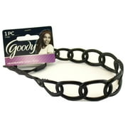 Goody Classic Chain Link Flexible Fit Fashion Head Band - Black - 1 Pc.