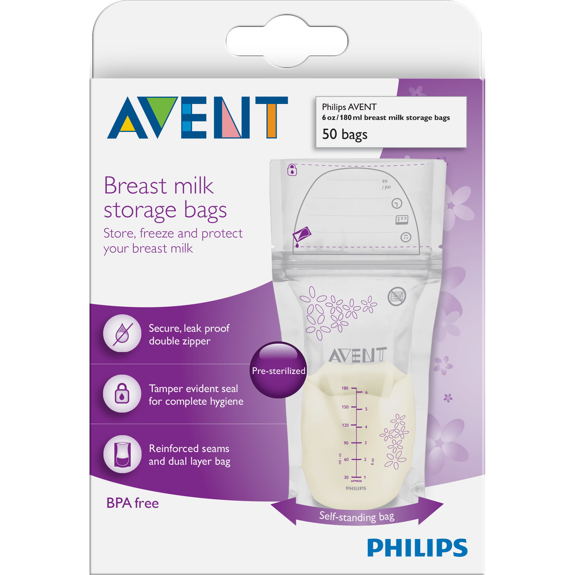 Philips AVENT 6-oz Breast Milk Storage 
