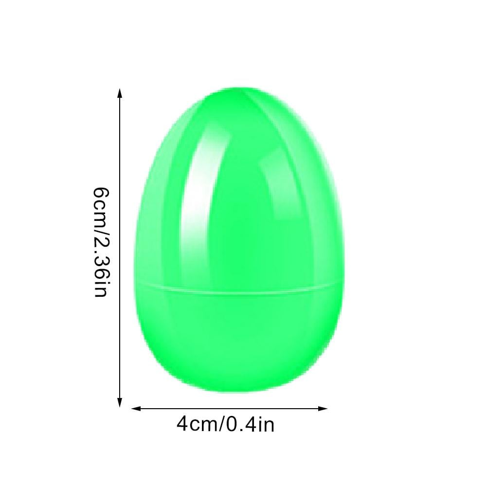 Mini Multicolored Plastic Easter Eggs, 2.36 Inch Bright Solid Color Fillable Hinged Eggs, Bulk Empty Eggs for Party Favors Easter Basket Stuffers Classroom Prizes 100Pack