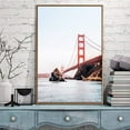 thumbnail image 3 of IDEA4WALL Framed Canvas Wall Art for Living Room, Bedroom Brooklyn Bridge and New York City Canvas Prints for Modern Home Decoration Ready to Hang, 3 of 4
