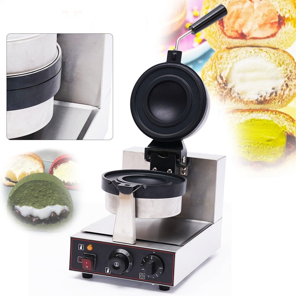 Electric Burger Waffle Maker Machine Panini Hamburger Press Baking Machine 1KW for Home Kitchens, Canteens