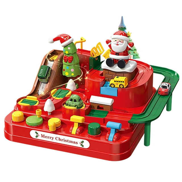 Holiday Track Adventure for Kids Education Toy - Interactive Obstacle Course Learning Set
