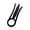 Black, variant on Handheld Cable Stripping Tool with Pointed Tip Rings Grip, Plastic Manual Wire Stripper for Home Repair, Wiring Tasks and Cable Preps