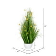 thumbnail image 2 of Vickerman 42 Pouces Jaune Potted Cosmos Grass - FV190342, 2 of 2