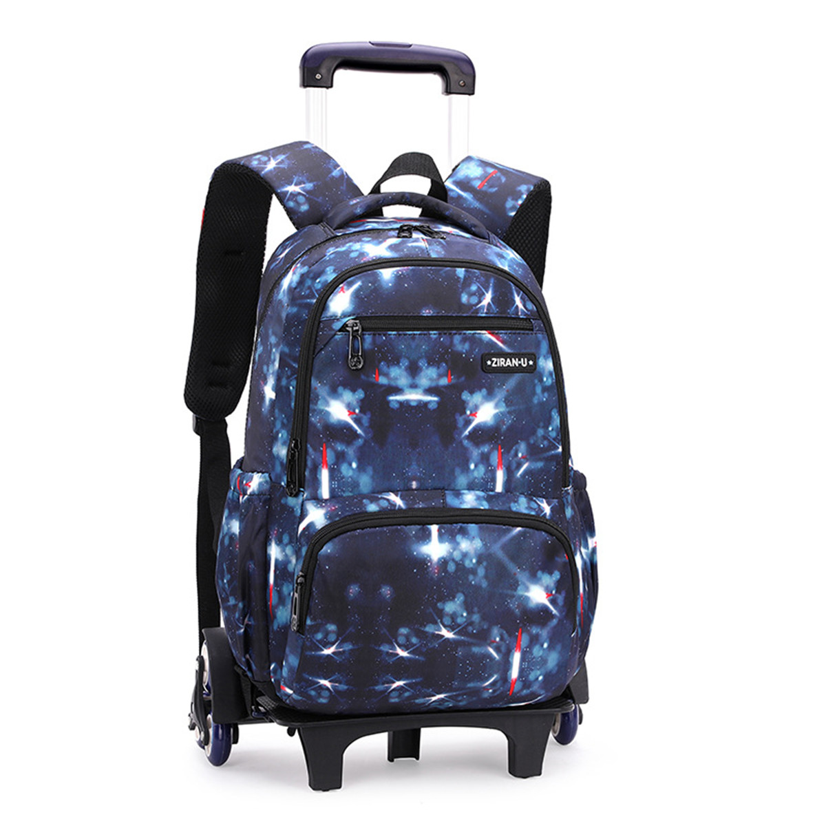 School Kids Rolling Backpack for Girls With Wheels Trolley Wheeled