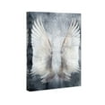 thumbnail image 4 of Wynwood Studio Fashion and Glam Modern Canvas Art - Pair Of White Wings, Wall Art for Living Room, Bedroom, and Bathroom, 20 in x 30, White and Gray Home Decor, 4 of 5