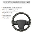 thumbnail image 2 of Renewold Novelty Steering Wheel Cover Anti-Slip Washable Easy to InstallUniversal 15 Inches Car Accessories, Leopard Print Grey Black, 2 of 6