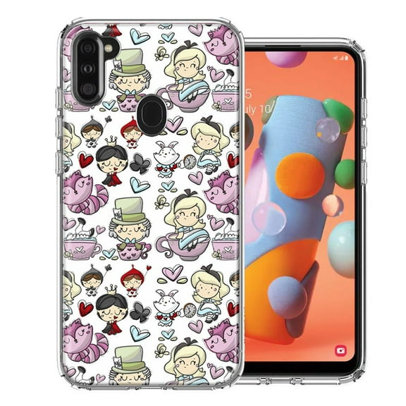 MUNDAZE For Samsung A11 Wonderland Design Double Layer Phone Case Cover