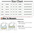 thumbnail image 2 of Bigersell Ladies Bras On Sale Womens Bras Push up Longline Bra Style B303 V-Neck Convertible Bras Hook and Eye Bra Closure Regular Size Yoga Sports Bras for Women Blue M, 2 of 4