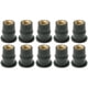 thumbnail image 1 of 10 unids de goma tuercas de pozos duraderos de la motocicleta de la motocicleta de las nueces Accesorios para motocicletas, 1 of 5